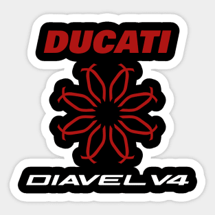 Ducati Diavel V4 Headlight Rosette Sticker